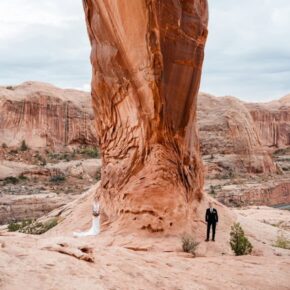 Elope Under Nature’s Finest Wedding Arch – A Desert Sunrise Adventure